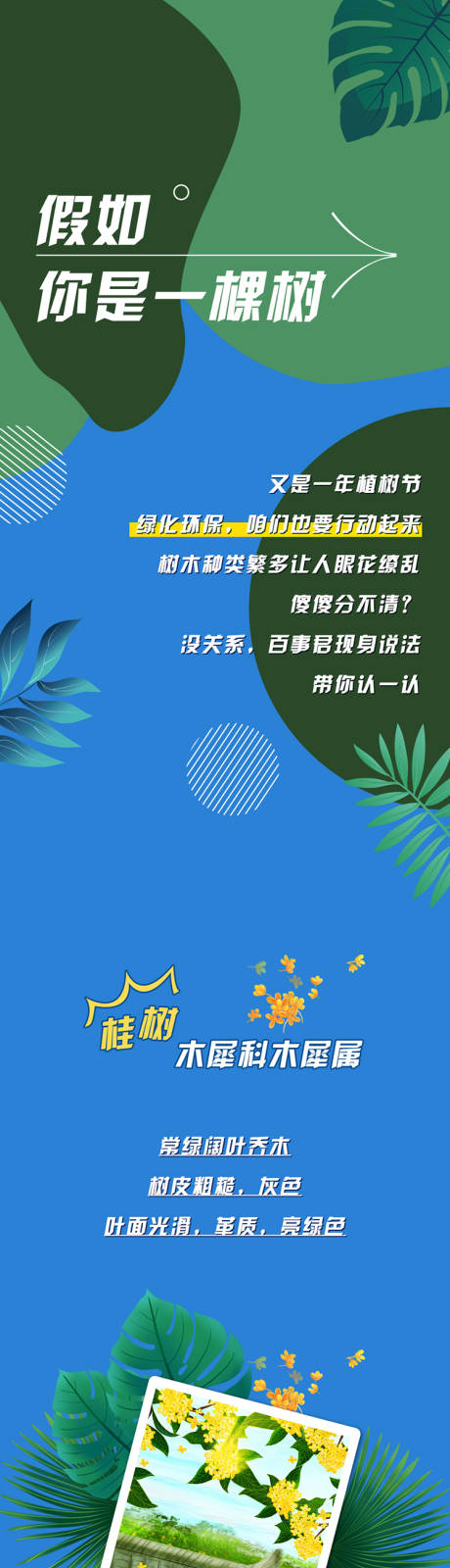 源文件下载【植树节种树插画长图海报】编号：51550009185182164
