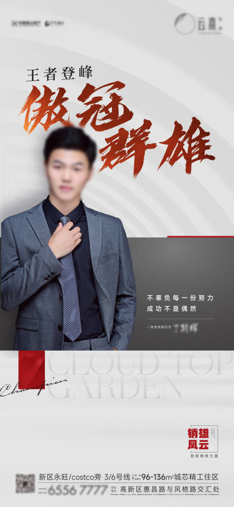 源文件下載【享設計】搜索編號：96230009200294845【地產銷冠海報】