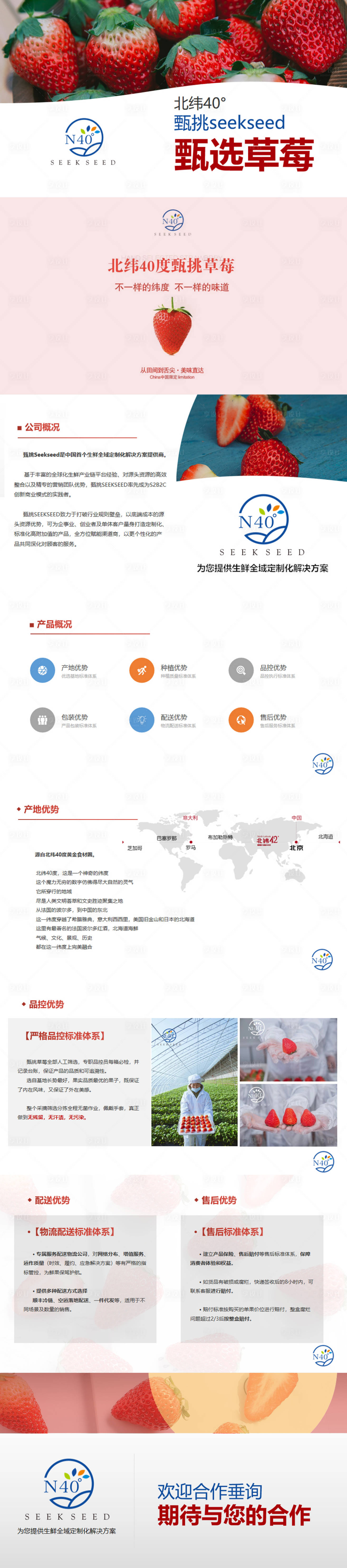 源文件下載【享設計】搜索編號：85670009055453426【品質草莓介紹PPT】