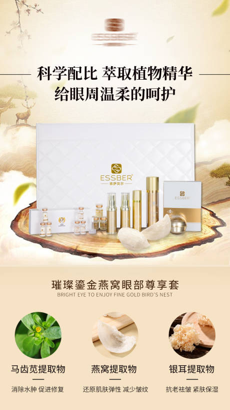 源文件下载【眼部护肤品系列海报】编号：14080008902512485