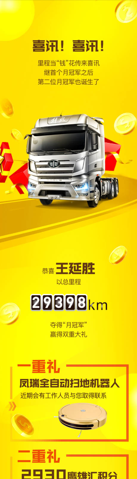 源文件下載【享設(shè)計】搜索編號：69220008905709245【卡車第二賽季獲獎名單公示長圖海報】