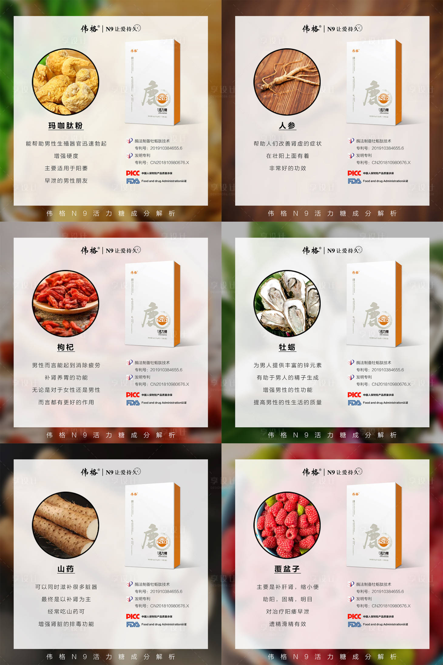 源文件下載【享設(shè)計】搜索編號：60250009079314655【微商男性保健保養(yǎng)成分系列海報】
