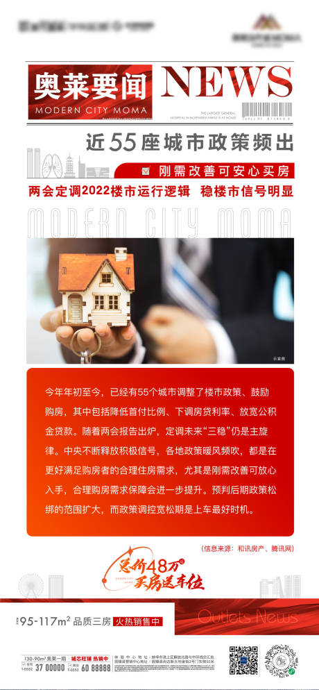源文件下載【享設(shè)計(jì)】搜索編號(hào)：46880008958791605【地產(chǎn)政策要聞快訊新聞排版微信海報(bào)】