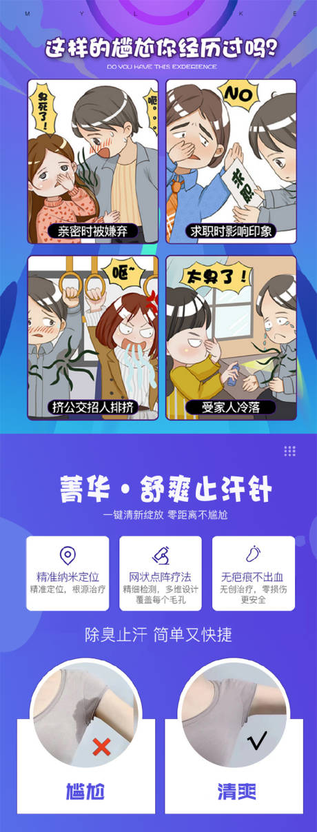 源文件下载【医美止汗针海报】编号：80380009089069724