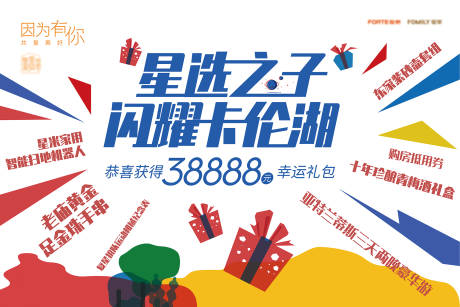 源文件下载【地产幸运礼包活动展板】编号：99650009043962249