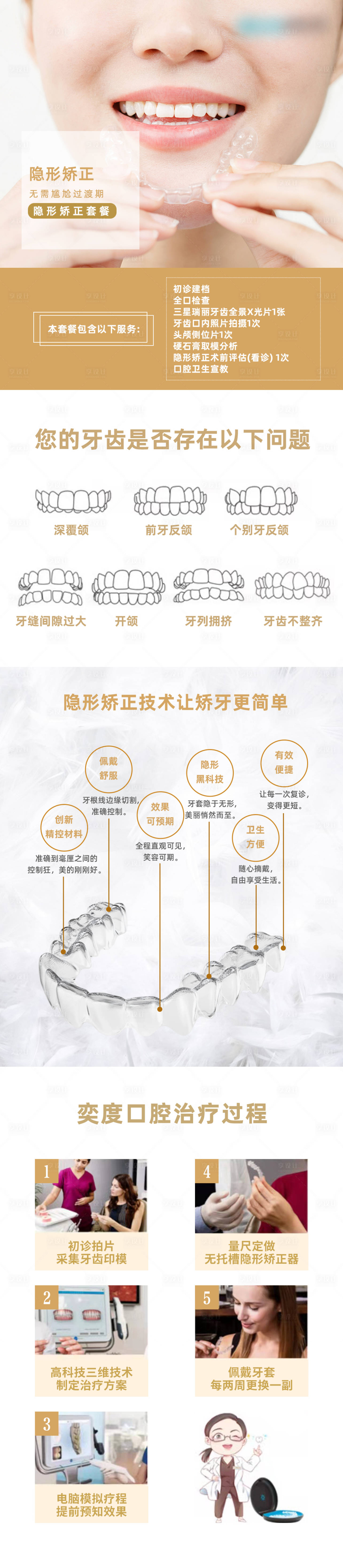源文件下載【享設計】搜索編號：17490009038807403【牙科隱形矯正】