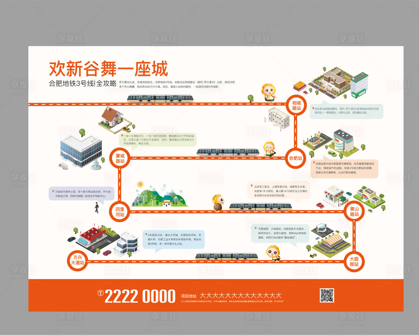 源文件下載【享設(shè)計(jì)】搜索編號(hào)：25620008941971852【地產(chǎn)路線地鐵路線海報(bào)展板】