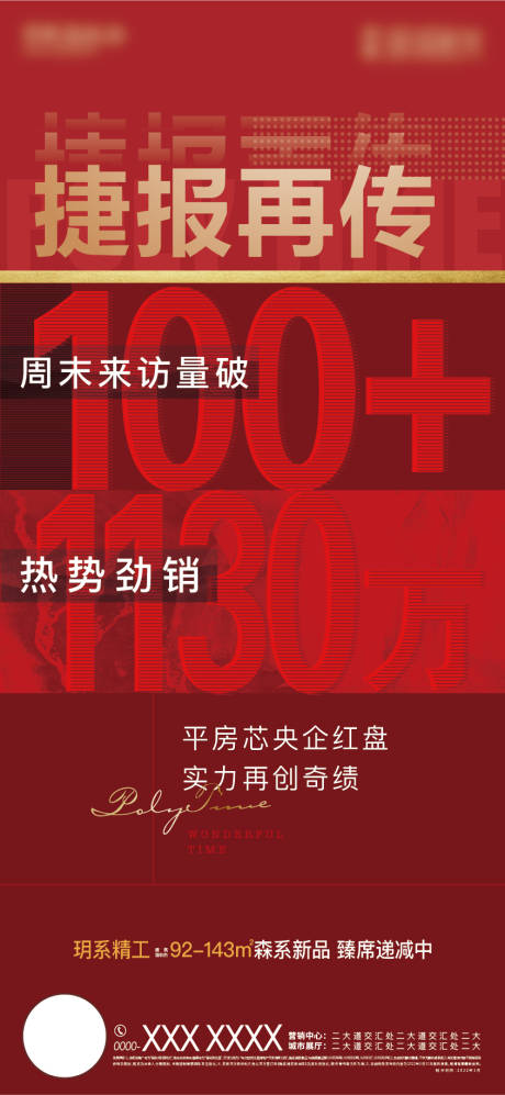 源文件下載【享設計】搜索編號：60520008889786947【地產捷報海報】