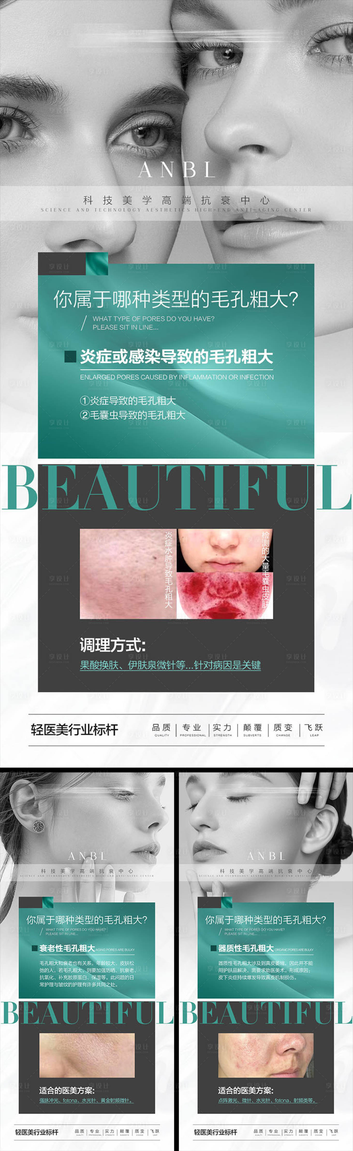 源文件下載【享設計】搜索編號：78510009045382529【醫美科普護膚海報】