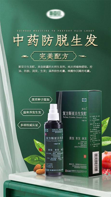 源文件下載【享設計】搜索編號：12500008694665856【防脫生發海報】