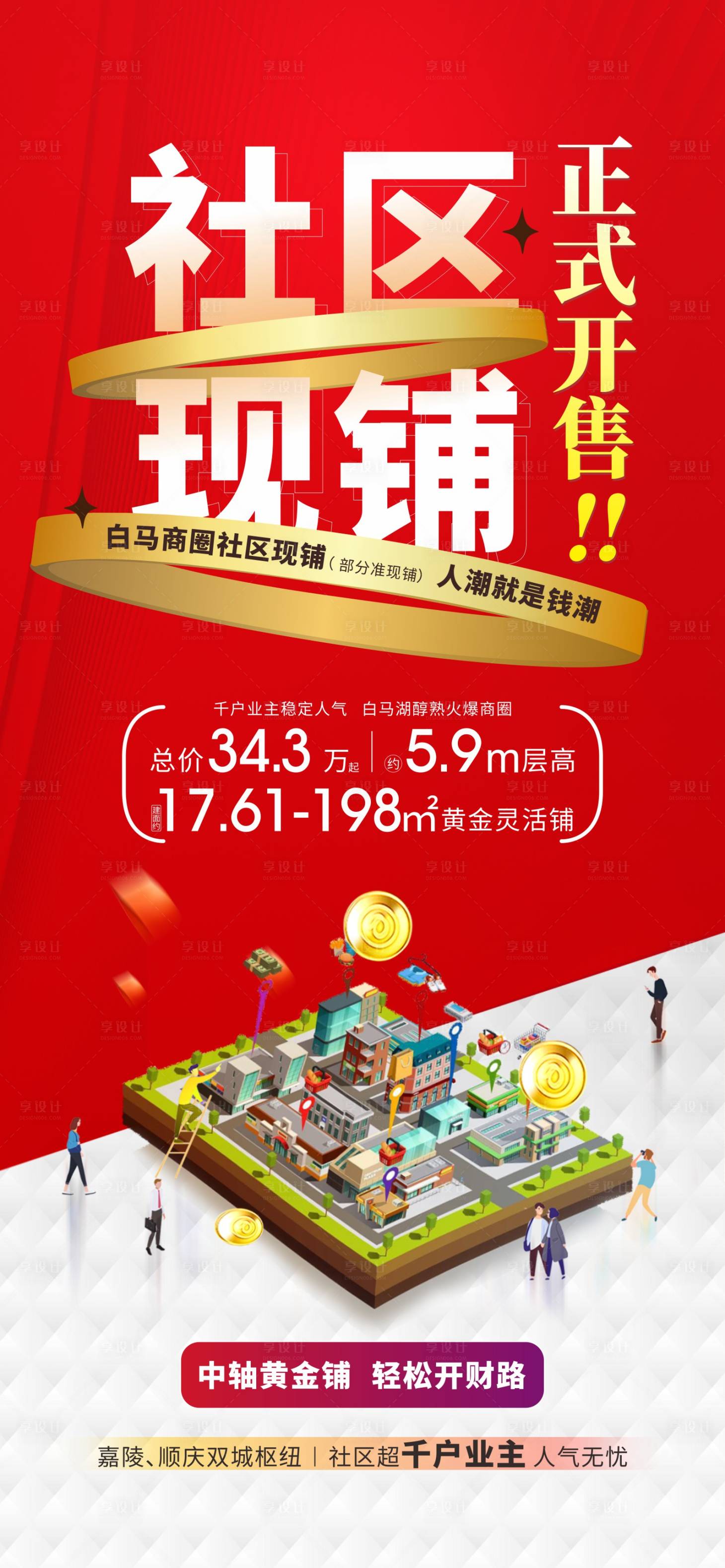 源文件下载【享设计】搜索编号：79980008908376571【地产商业商铺黄金现铺发财铺临街现铺】