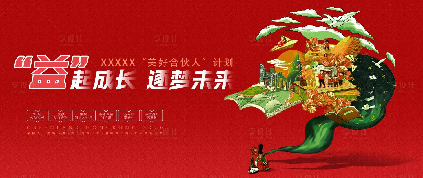 源文件下載【享設計】搜索編號：18100008968835106【美好合伙人活動展板】