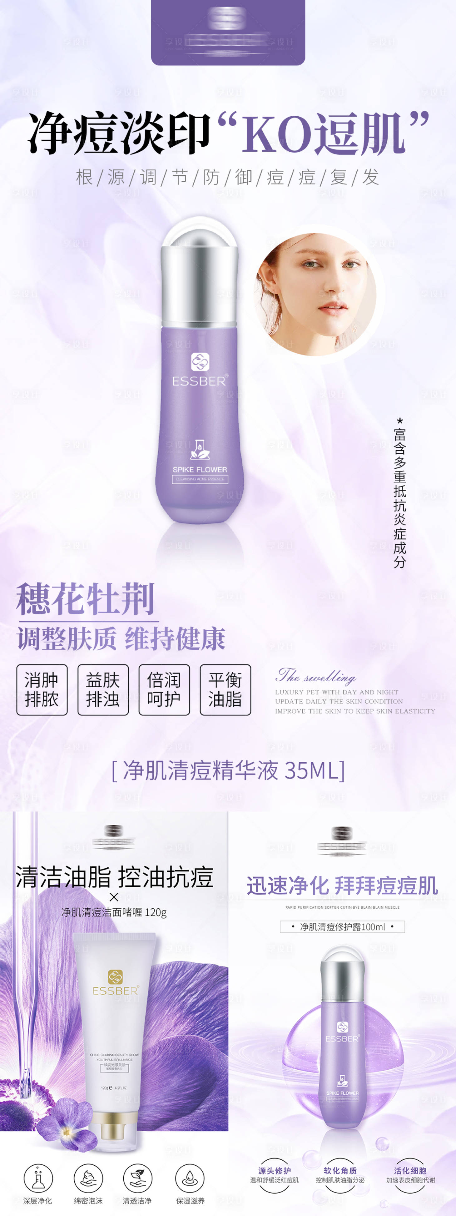 源文件下載【享設計】搜索編號：54310008944225903【微商海報護膚】