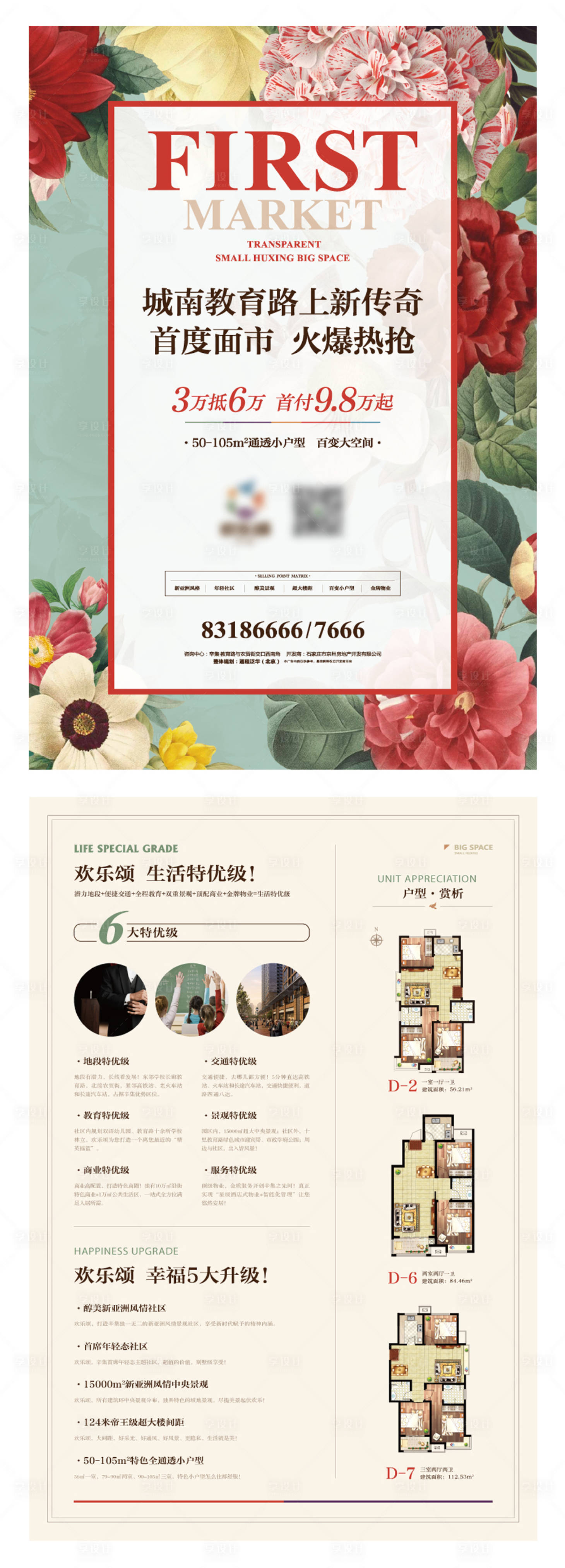 源文件下载【享设计】搜索编号：11120008992301698【地产户型价值点DM宣传单页】