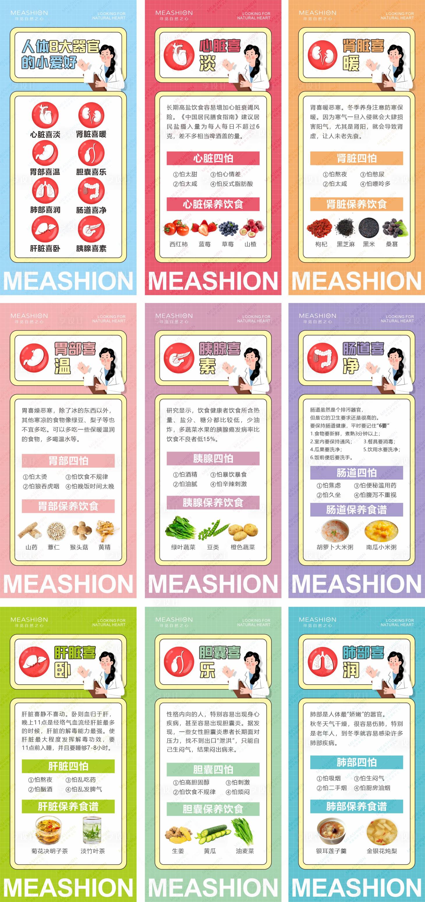 源文件下载【养生小知识系列海报】编号：44180008835719742