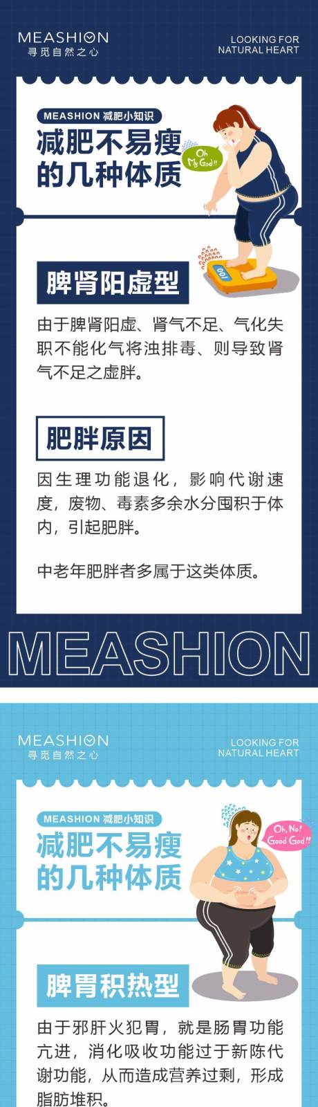 源文件下载【享设计】搜索编号：77260009115083912【减肥小知识系列海报】