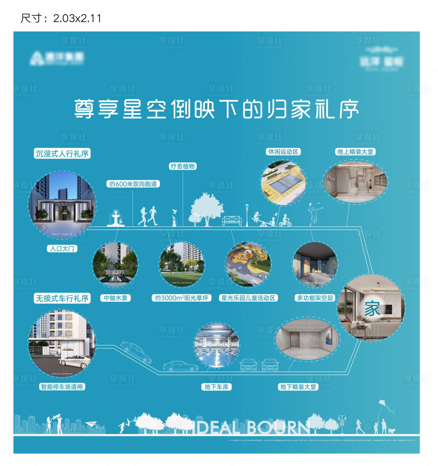 源文件下载【享设计】搜索编号：71850008857027348【地产归家灯箱海报】