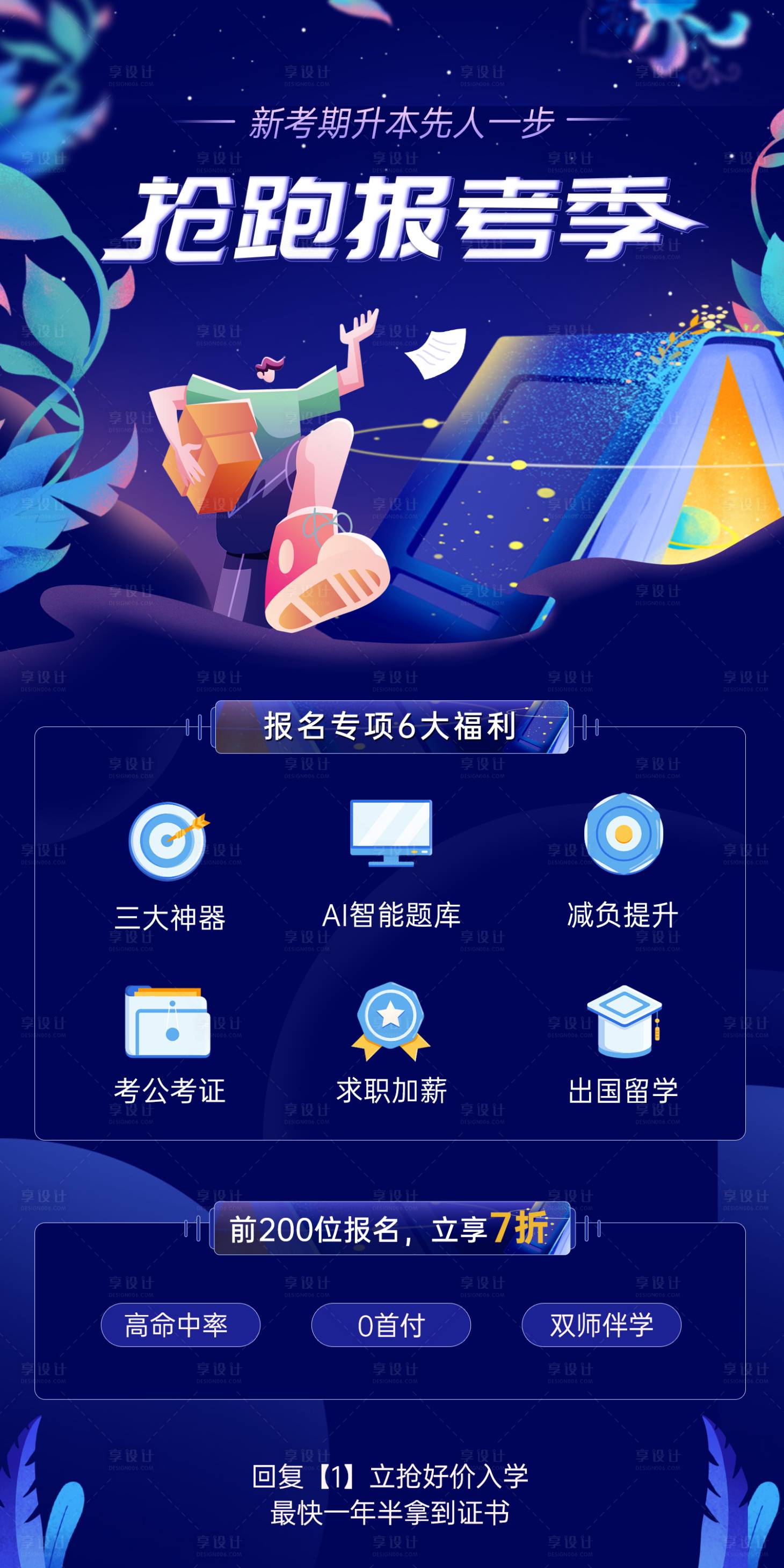 源文件下载【报考季海报 】编号：47560009041897722