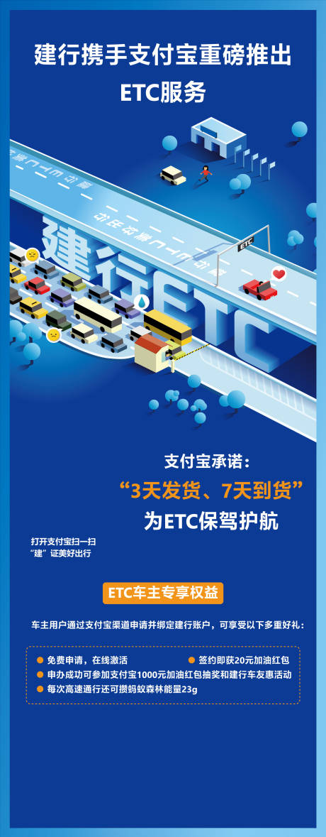源文件下载【etc对比高速堵车长图海报】编号：82450008987959341