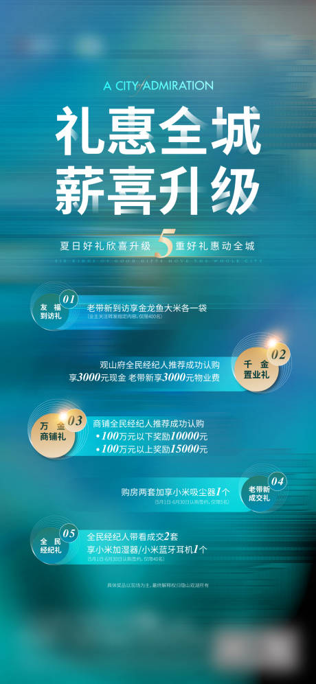 源文件下载【五重礼老带新海报】编号：20220302232045450