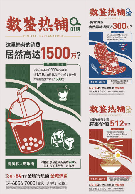 源文件下载【商铺数据复古海报】编号：72600009571025467