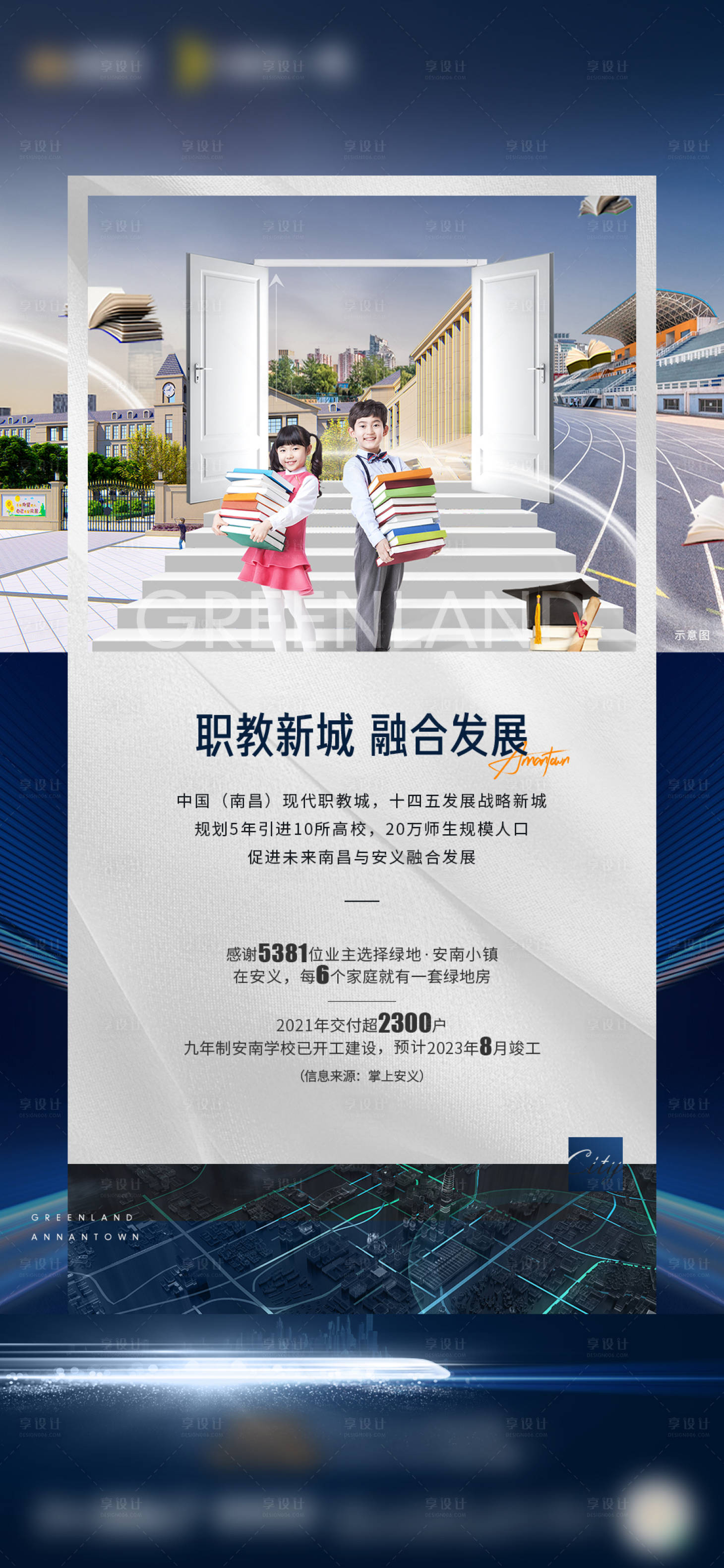 源文件下载【地产学区房海报】编号：56190009689007265