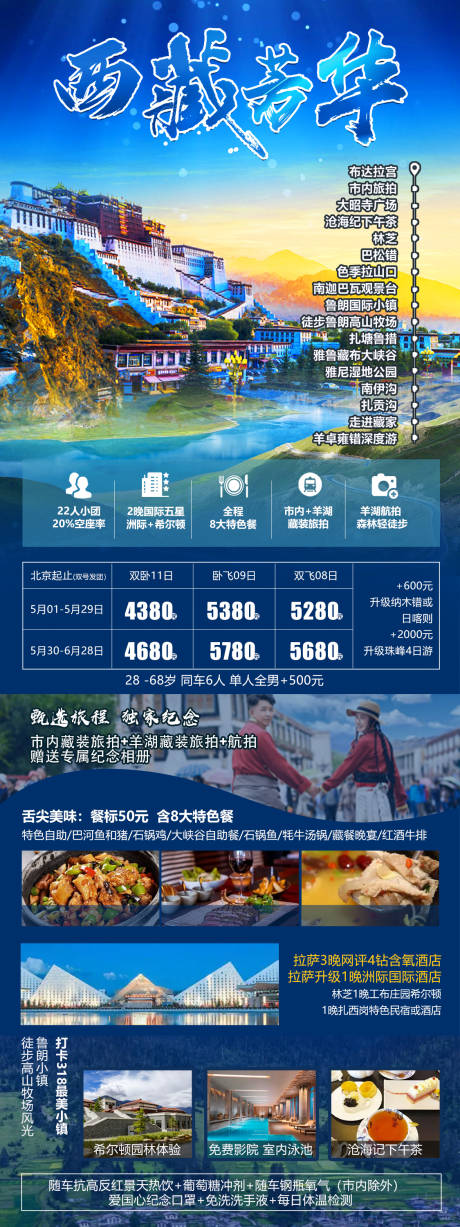 源文件下载【西藏旅游海报】编号：20220411110308328