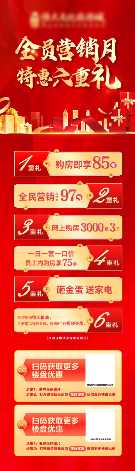 源文件下载【享设计】搜索编号：66600009575489455【地产六重礼活动价值点长图】