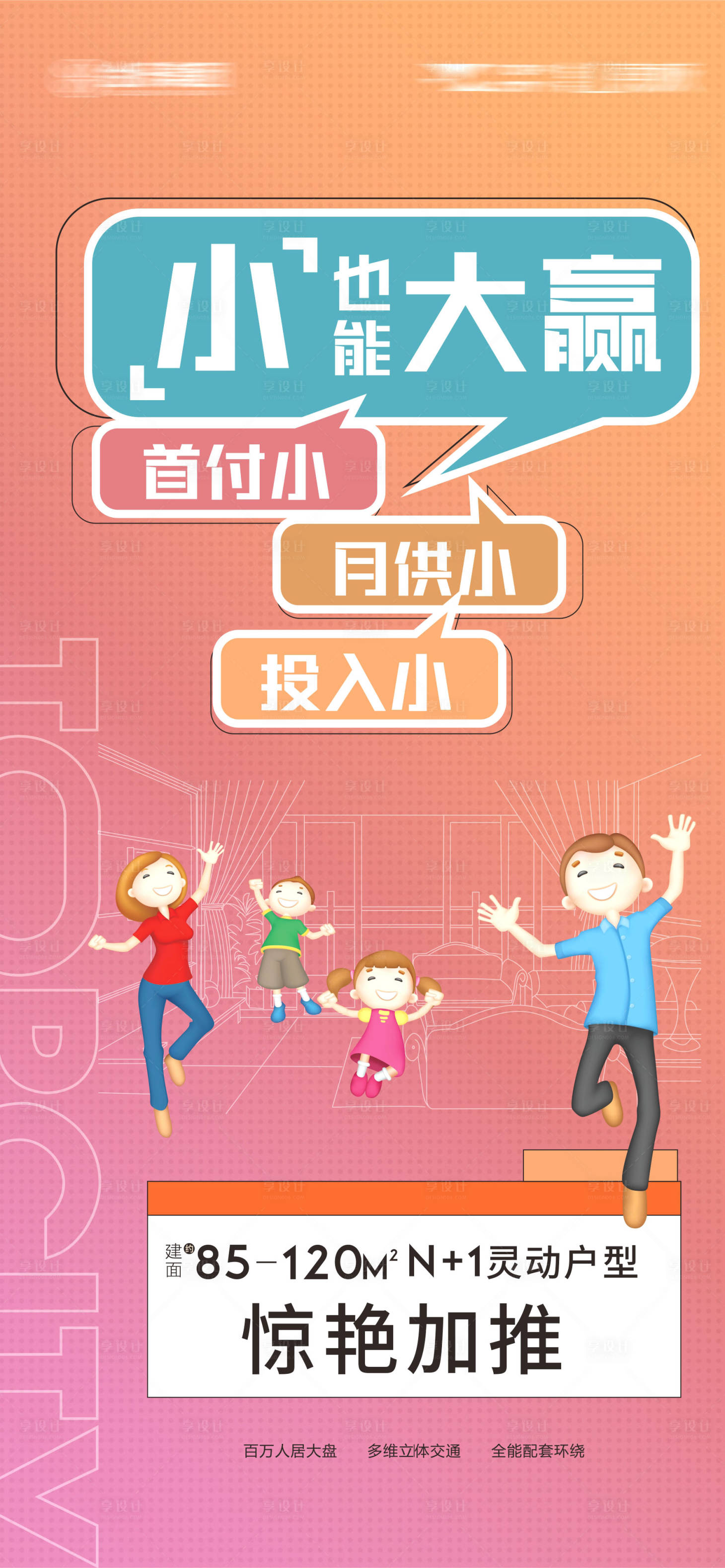 源文件下載【享設(shè)計】搜索編號：19230009758777954【地產(chǎn)公寓地產(chǎn)小戶型】