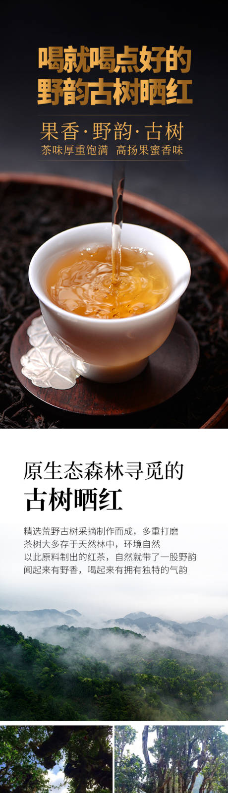 源文件下载【野生红茶详情页】编号：24170009221315627