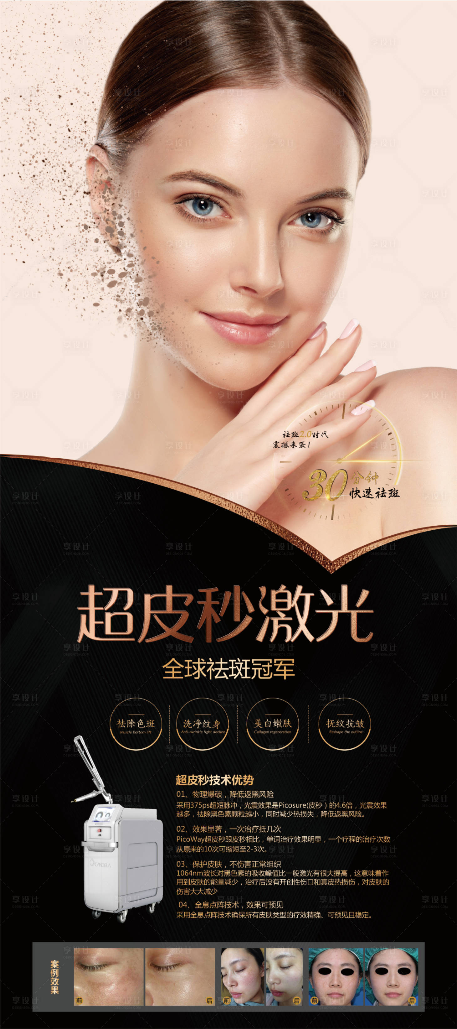 源文件下载【医美超皮秒海报】编号：19610009366043097