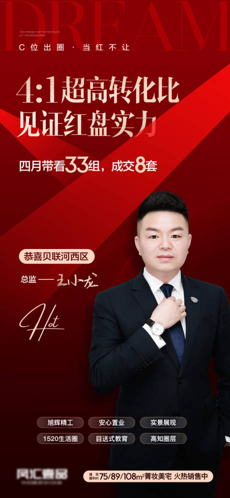 源文件下载【销冠人物海报】编号：33330009600845691