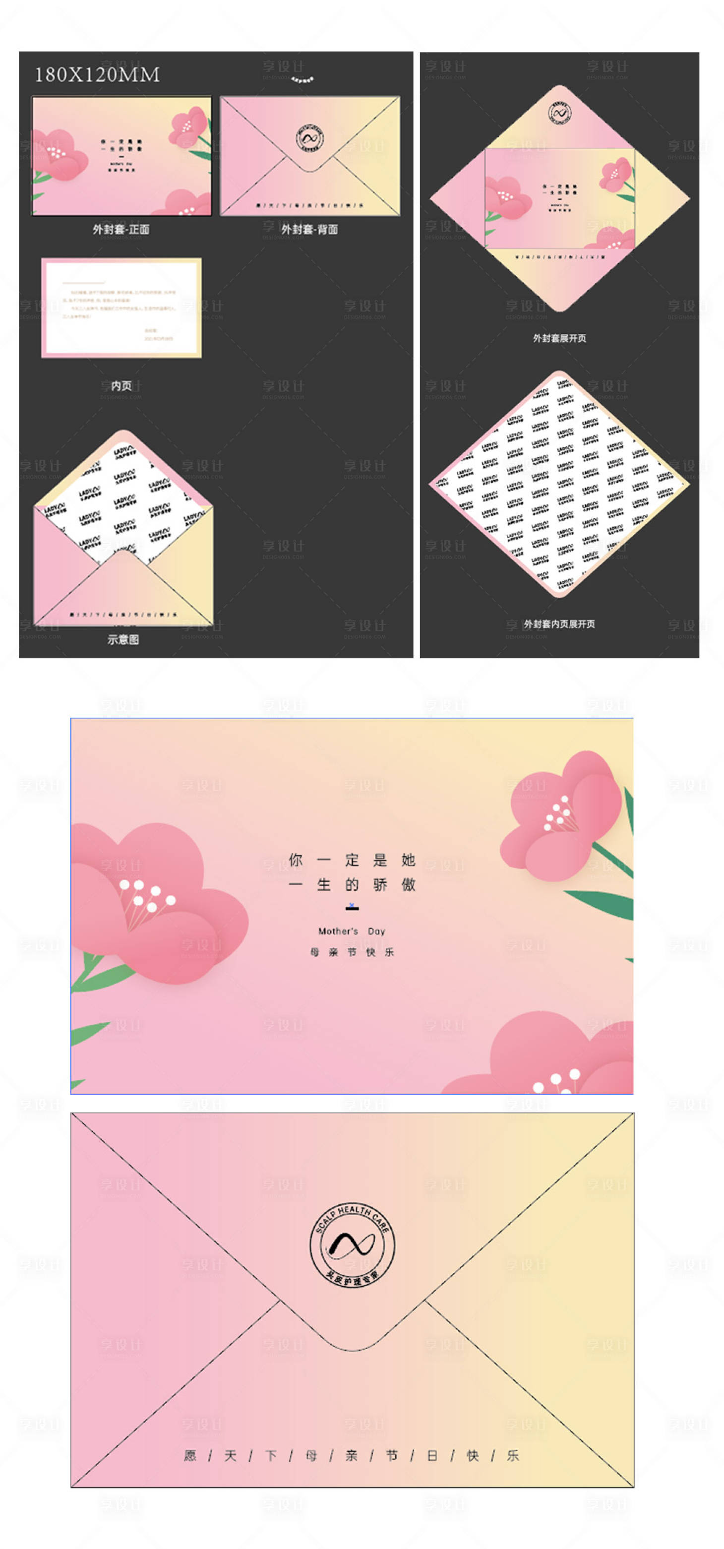 源文件下载【享设计】搜索编号：23030009609646866【母亲节温馨信封】