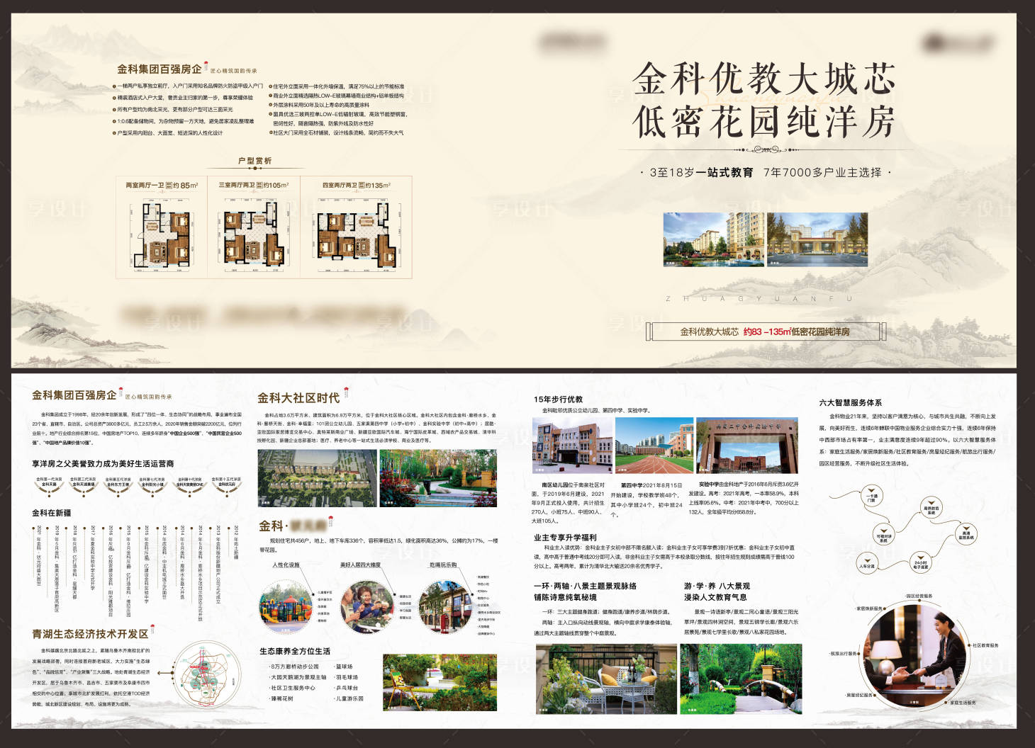 源文件下载【享设计】搜索编号：74700009693012658【地产折页】