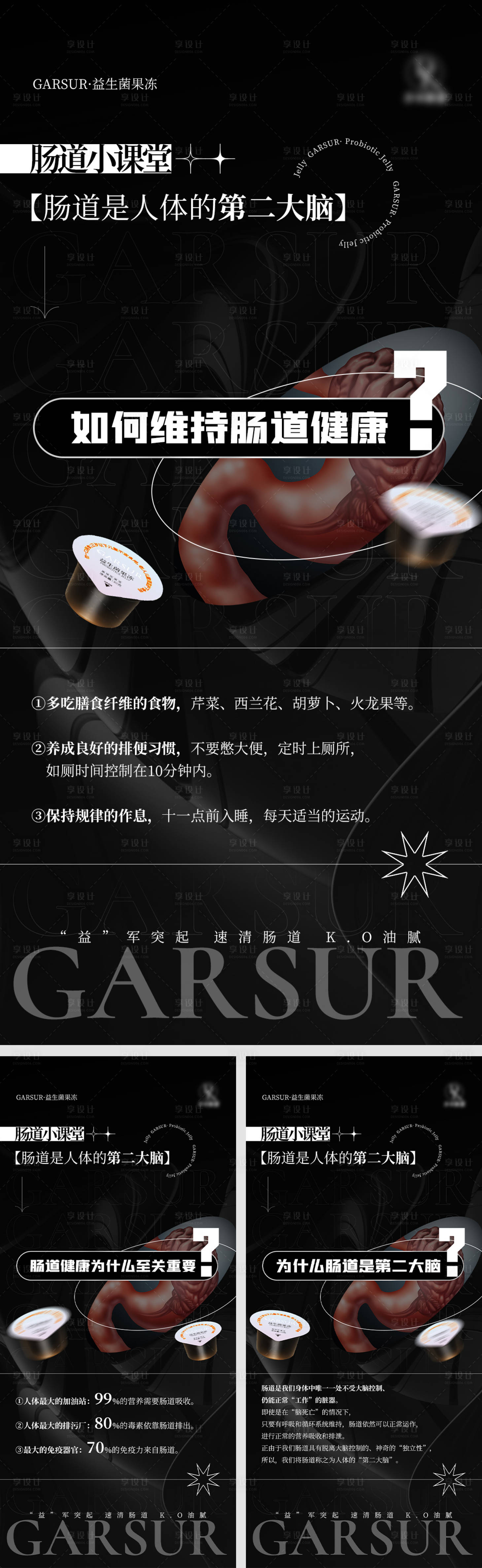 源文件下載【科普系列減脂產品海報】編號：32220009489133733