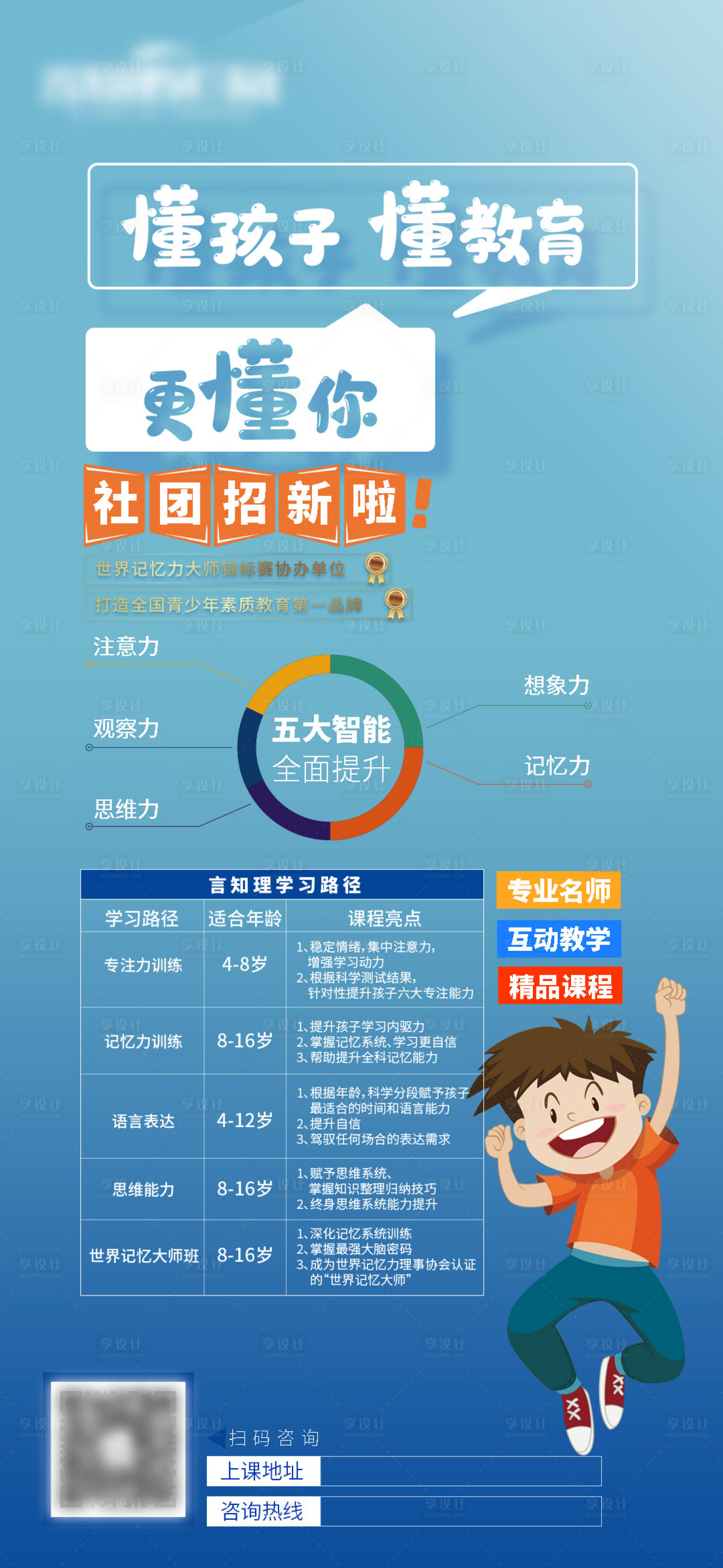 源文件下载【享设计】搜索编号：74500009601853321【招生海报】