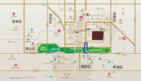 源文件下载【房地产区位图海报】编号：38830009497402842