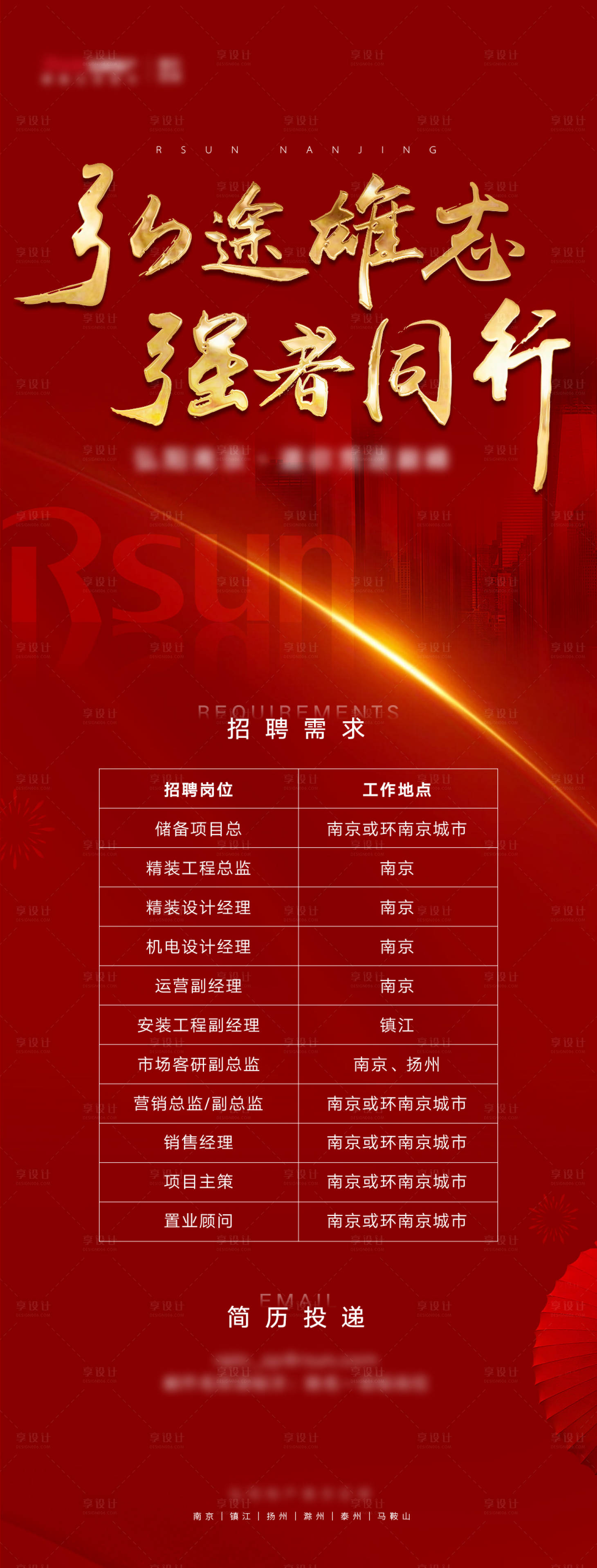 源文件下載【享設計】搜索編號：93220009258183589【房地產(chǎn)區(qū)域招聘單圖】