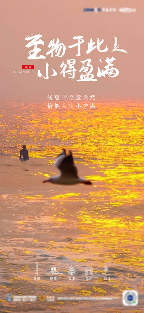 源文件下载【小满节气海报】编号：92900009537297853