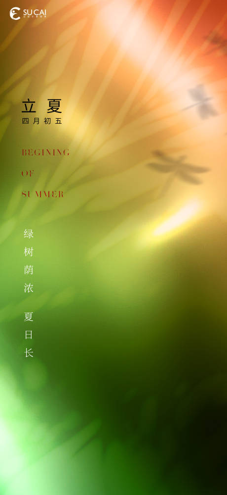 源文件下载【立夏节气海报】编号：91920009675527733
