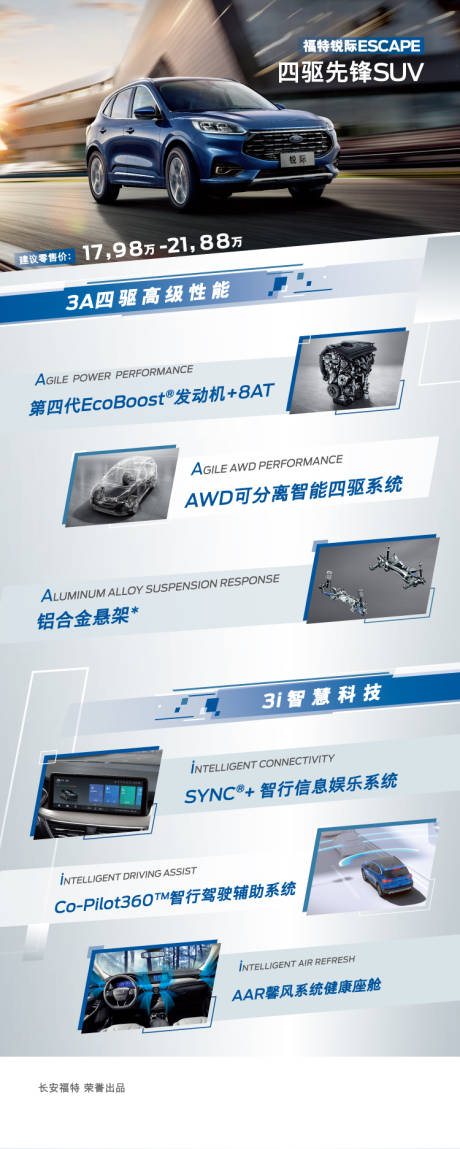 源文件下载【享设计】搜索编号：49730009361343053【四驱先锋高性能suv科技功能介绍海报】