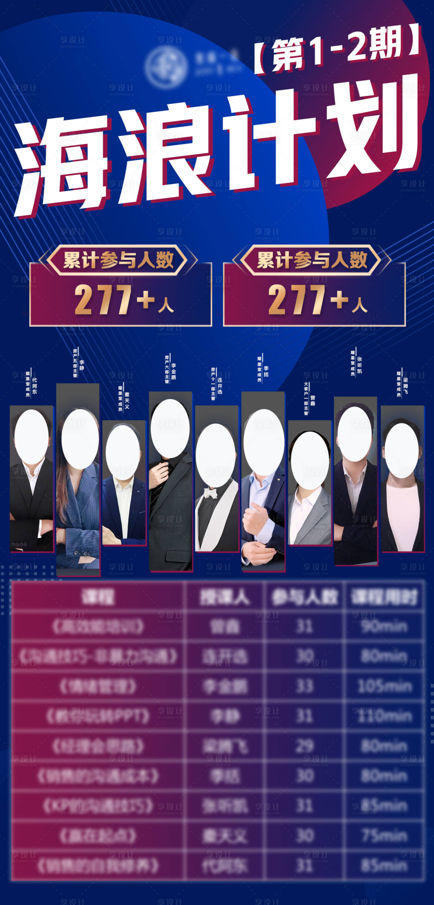 源文件下载【享设计】搜索编号：62800009341656573【培训讲师课表海报】