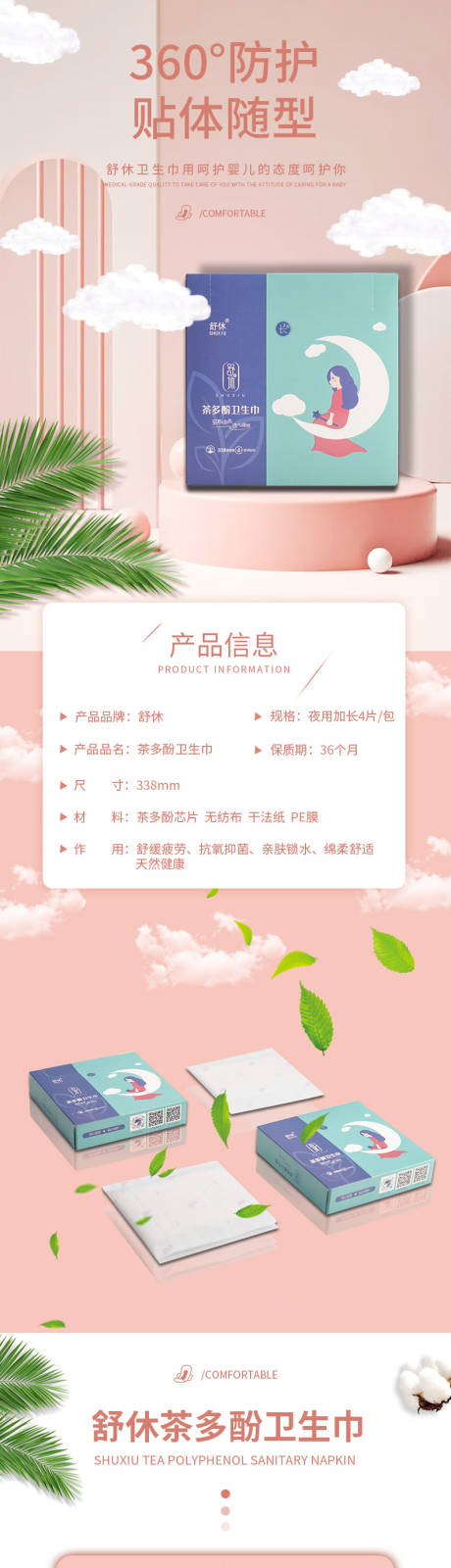 源文件下载【卫生巾详情页】编号：93790009475738000