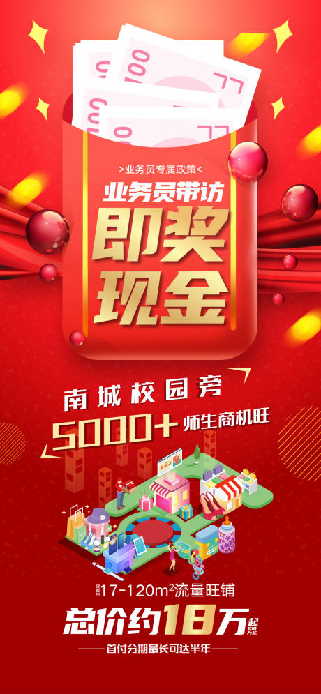 源文件下载【地产商业刷屏海报】编号：74080009478546295