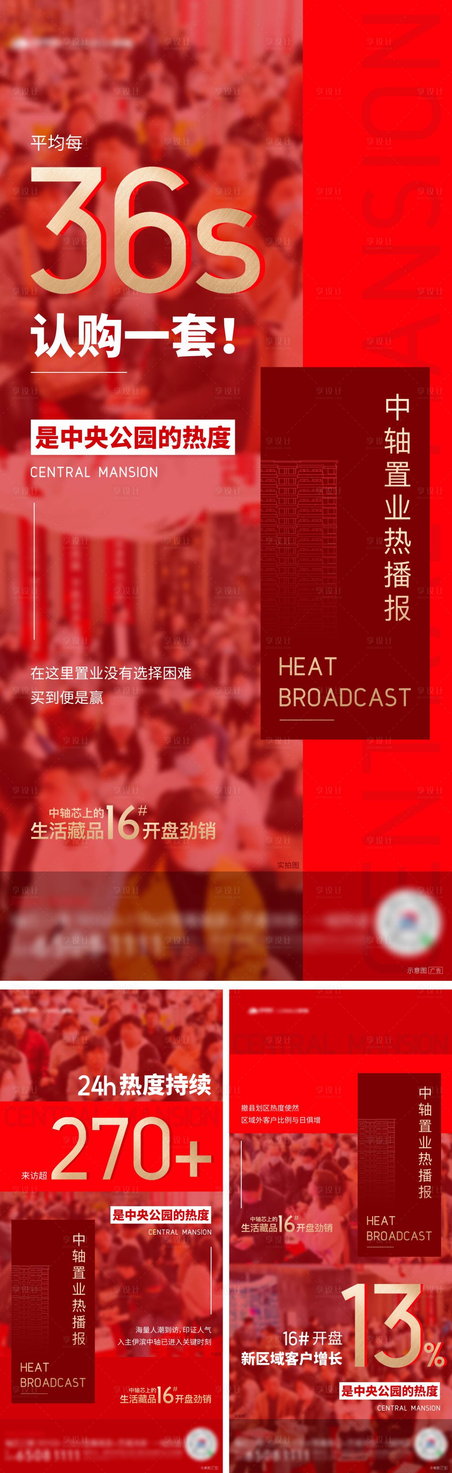 源文件下载【享设计】搜索编号：10800009660796745【地产热销卖压单图】