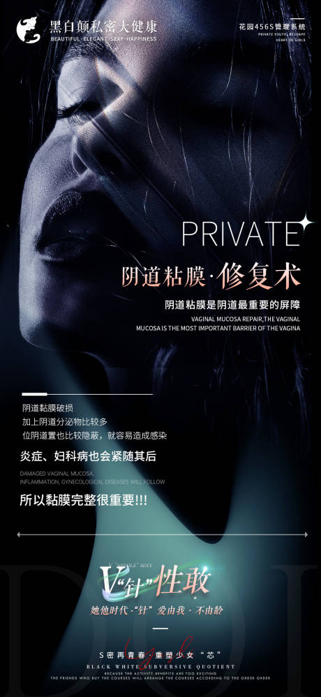 源文件下载【阴道粘膜修复术医美海报】编号：69820009758447531