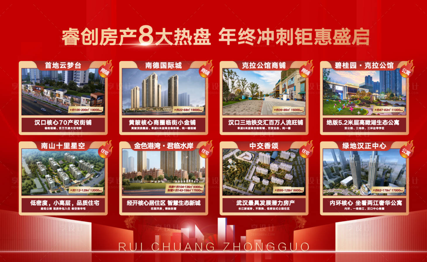 源文件下载【8大价值热盘热销主画面广告展板】编号：94600009621914488