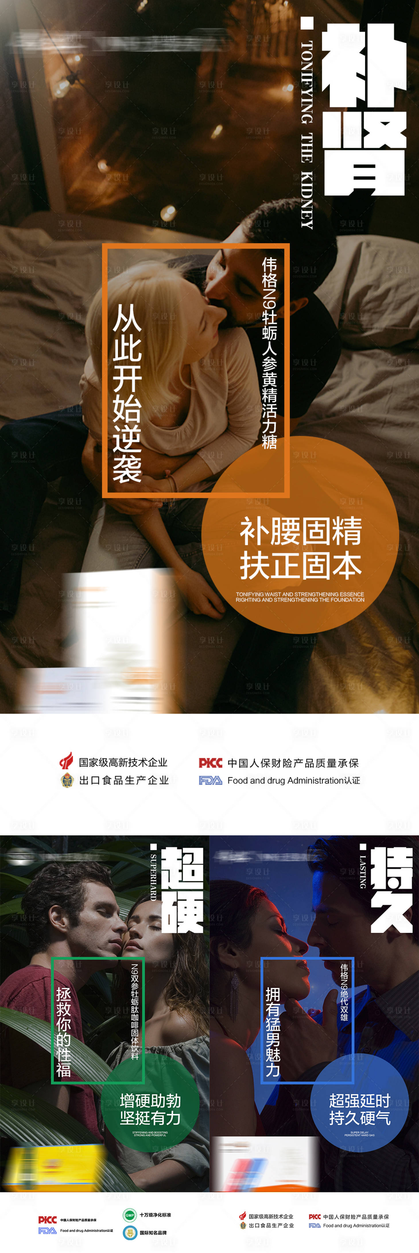 源文件下载【享设计】搜索编号：26250009586237483【微商男性产品系列海报】