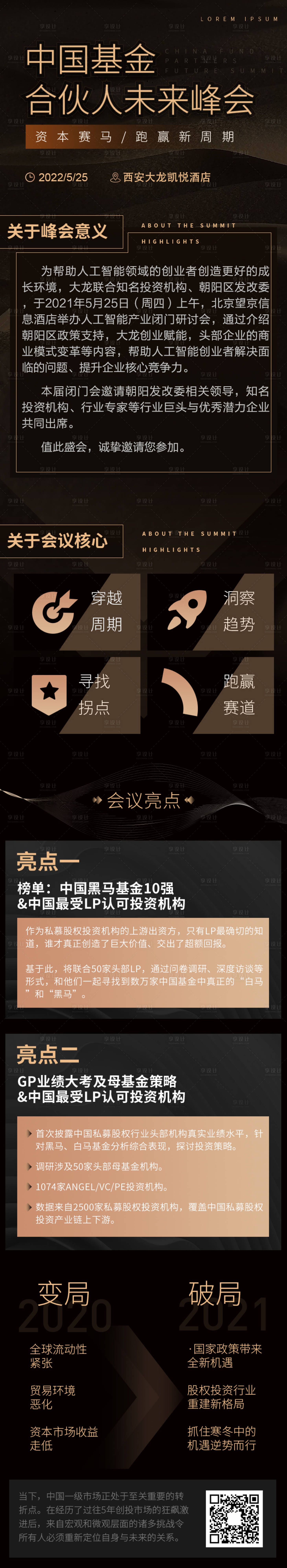 源文件下載【享設計】搜索編號：75860009361009146【互聯網數字金融投資峰會長圖】