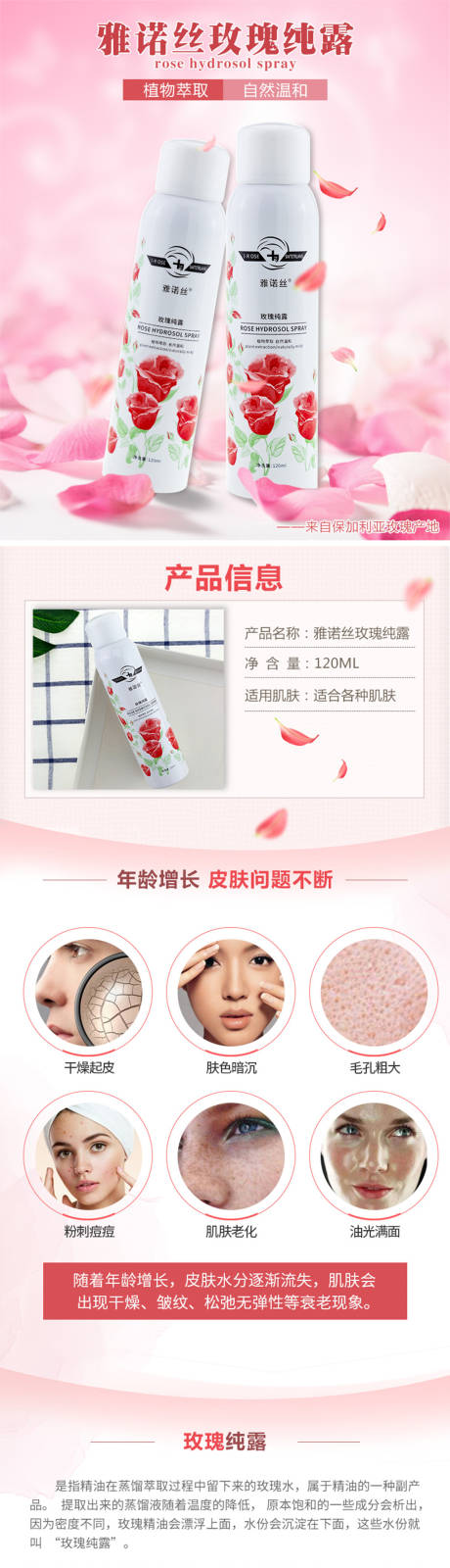 源文件下载【玫瑰纯露电商详情页】编号：33790009543733746